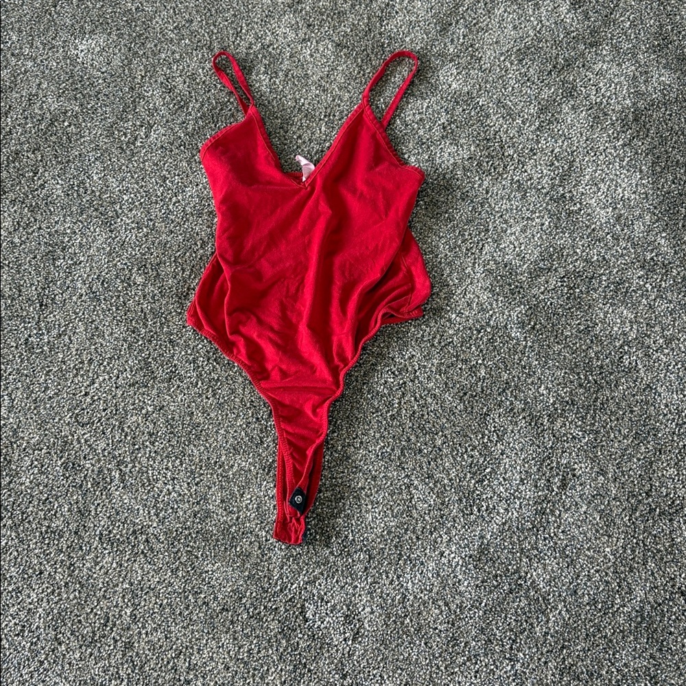 Persaya Vibrant Red Bodysuit